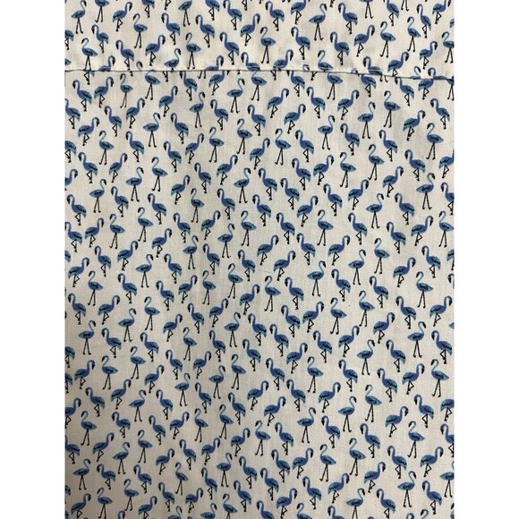 Men’s Slate & Stone Flamingo Print Short Sleeve Shirt LG - Picture 2 of 9